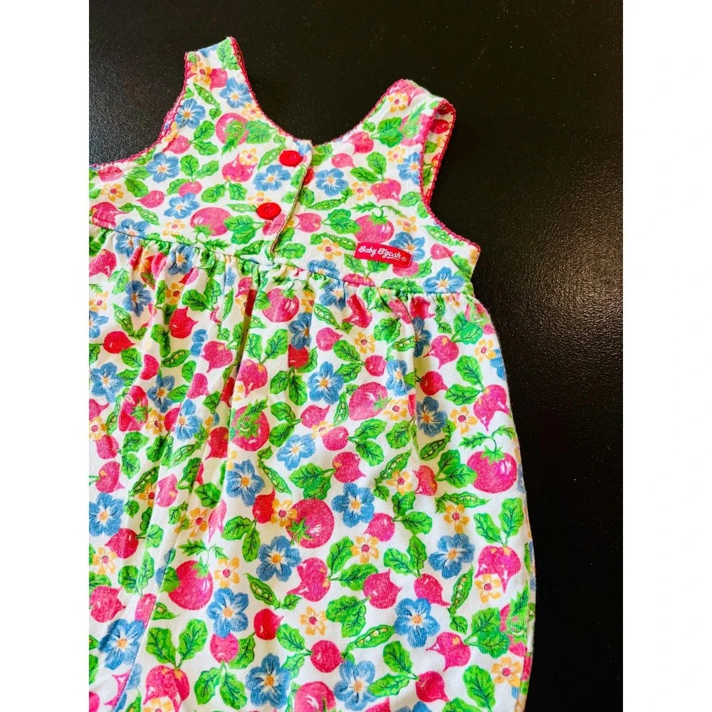 Vintage Oshkosh B'Gosh Fruit Print Bubble Romper, 12‎ Months